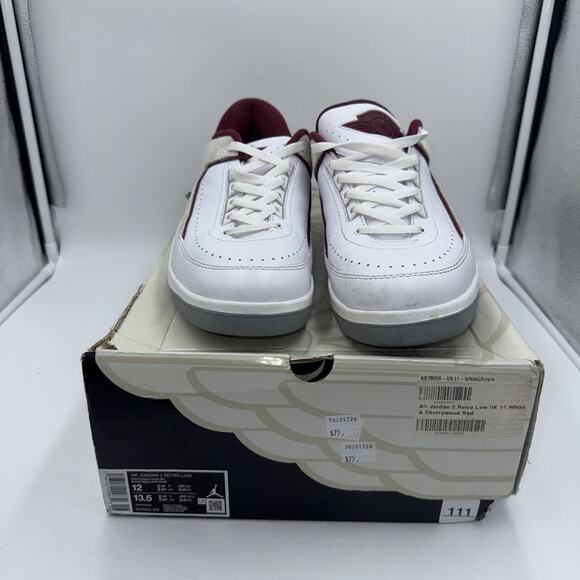 Size 12 - Air Jordan 2 Retro Low Cherrywood BS790